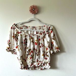 Strawberry Crop Top size Small